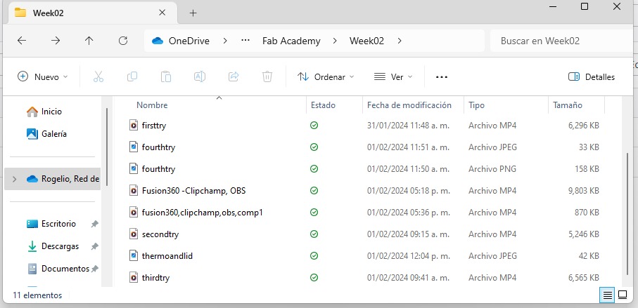 Files in different sizes