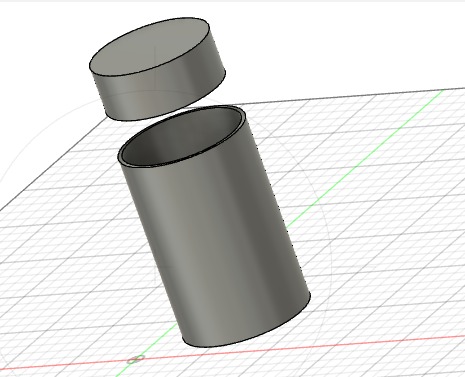 Thermo with separate lid
