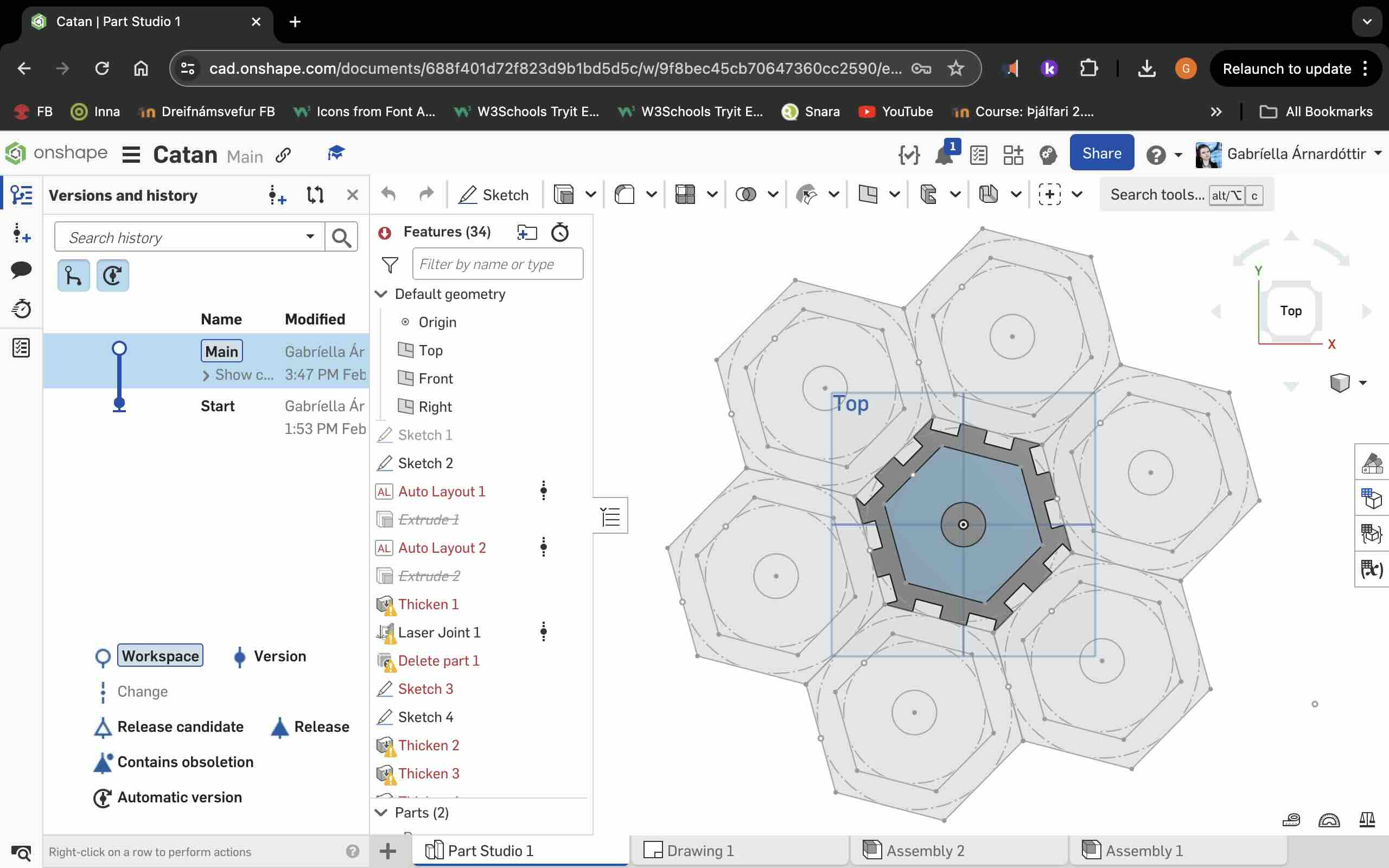 Onshape Generative Design Week 3: Computer-Controlled Cutting