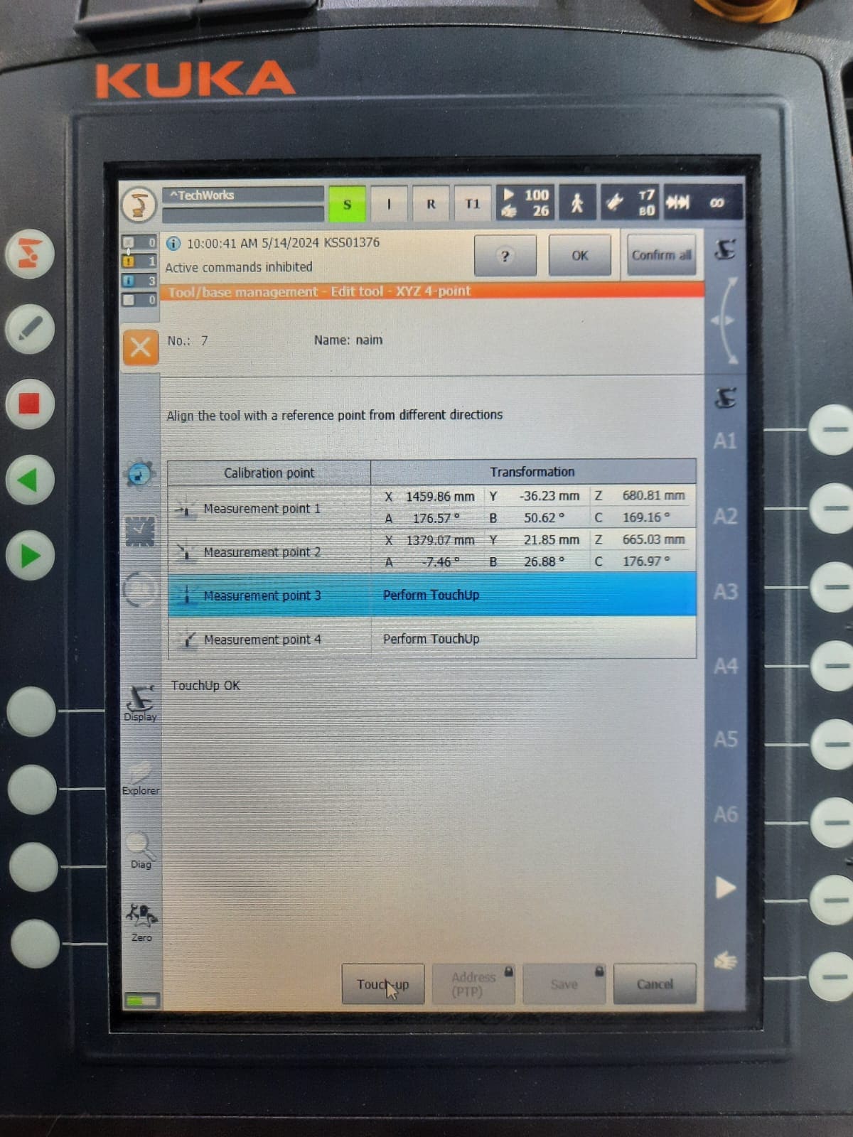 Tool Calibration Image