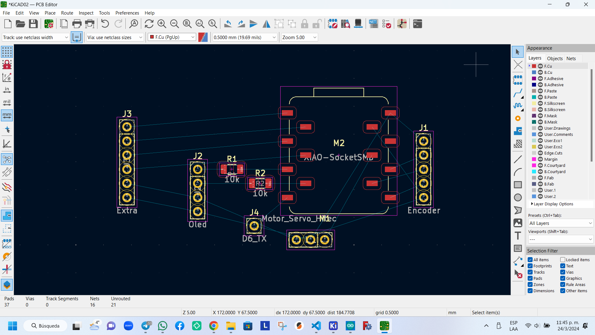 KiCAD-PCB-footprint