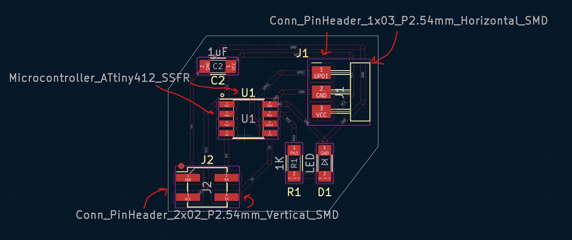 Node circuit design