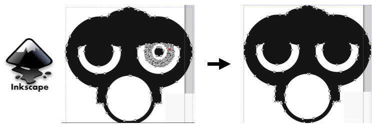shape point reduction after tracing in inkscape