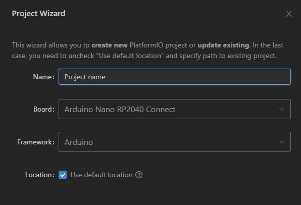 ProjectWizard