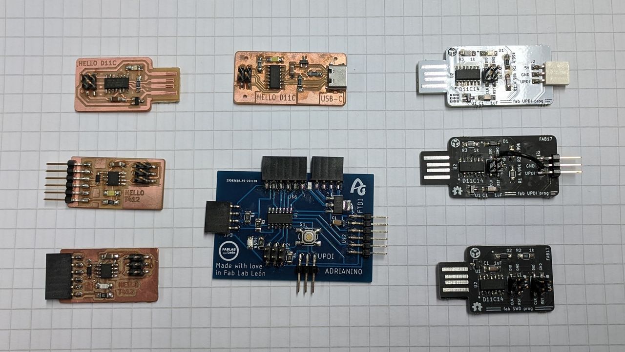 Various microcontrollers and programmers introduced.