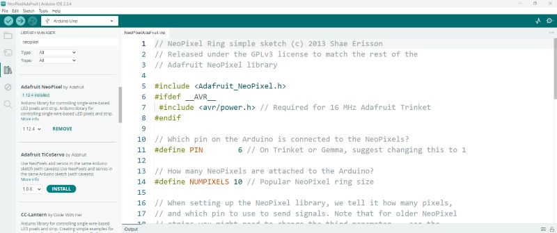 Adafruit NeoPixel Library