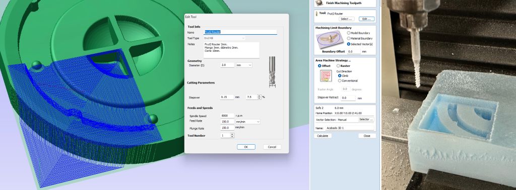 Milling test
