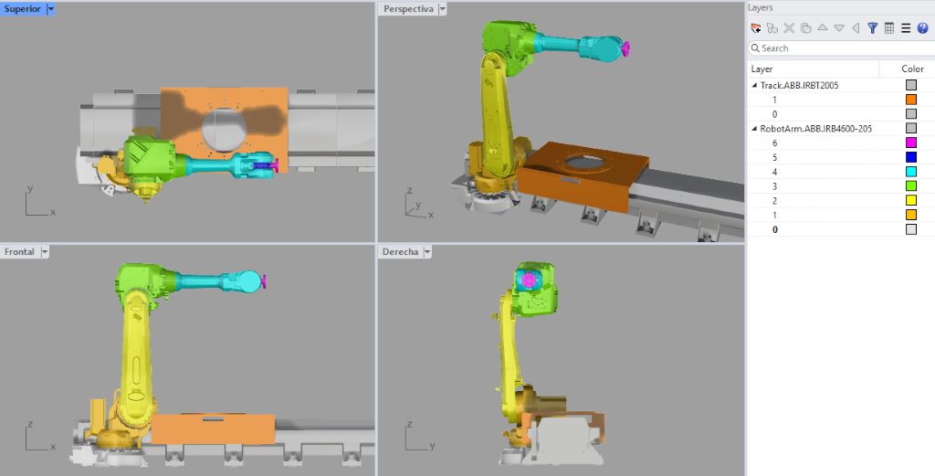 Layer Scheme for Robots