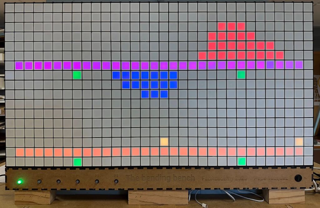 Frame the bending bench
