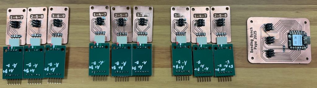 Load cell PCBs ready