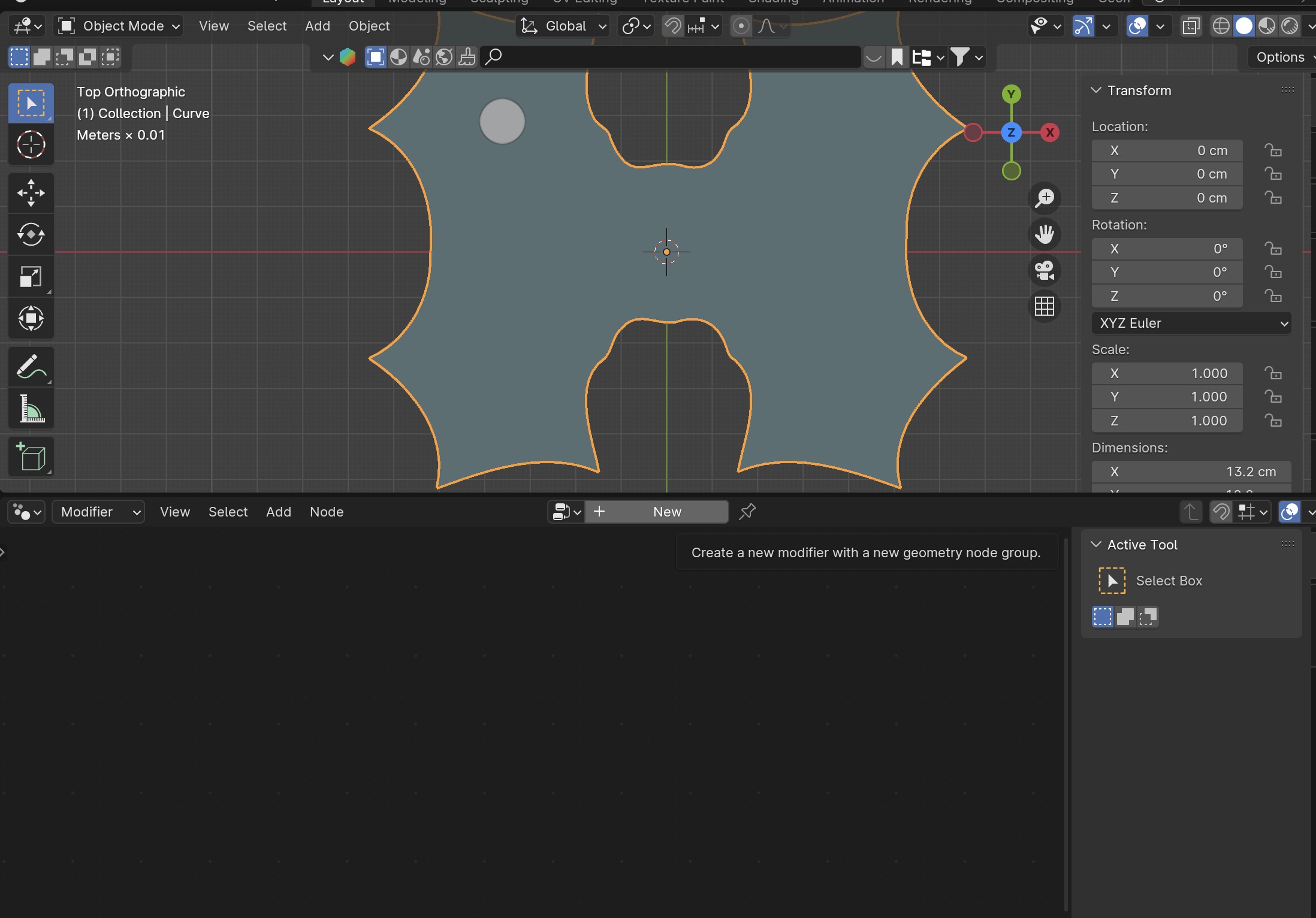 Geometry Node Editor