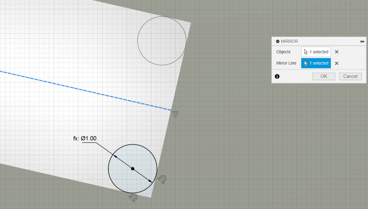 Fillet Mirroring on Parametric Design Exercise on Fusion