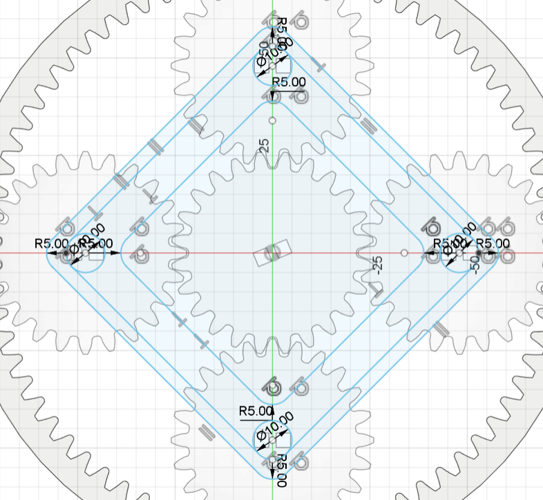 Corrected Center with Grooves