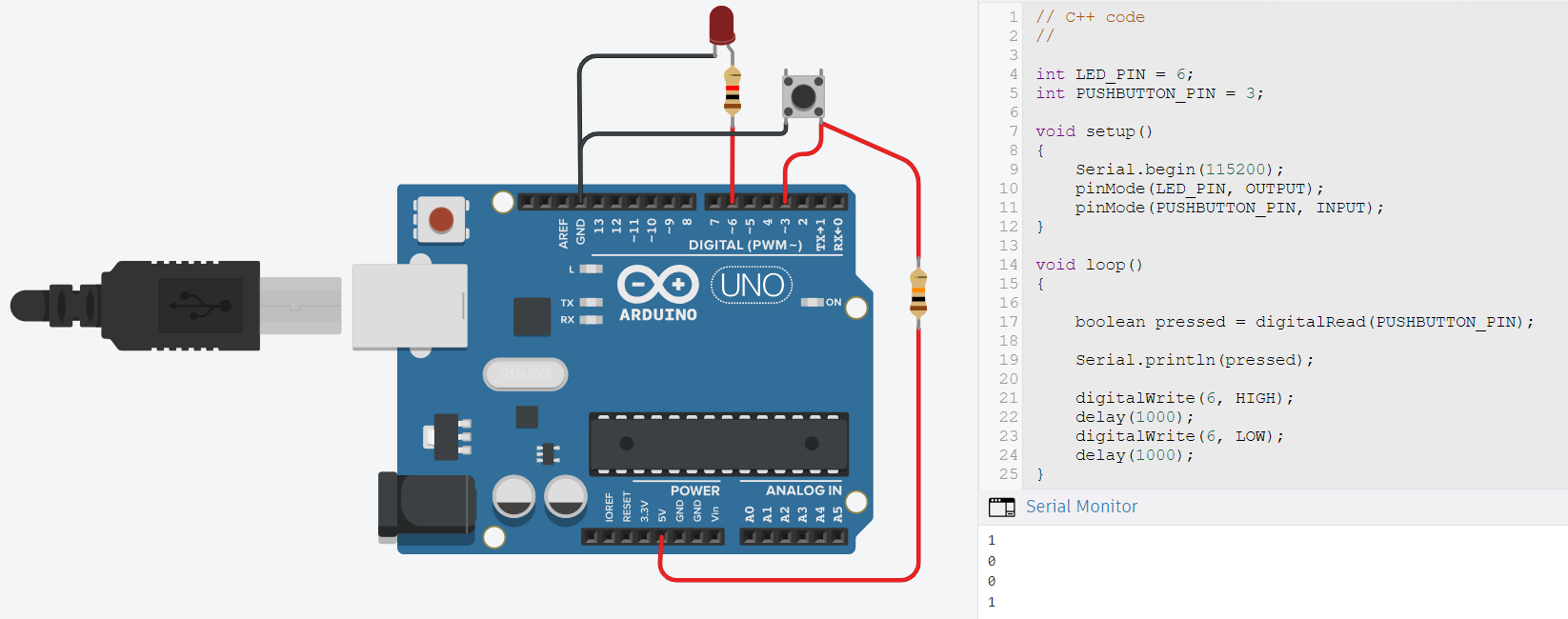 Button LED Program