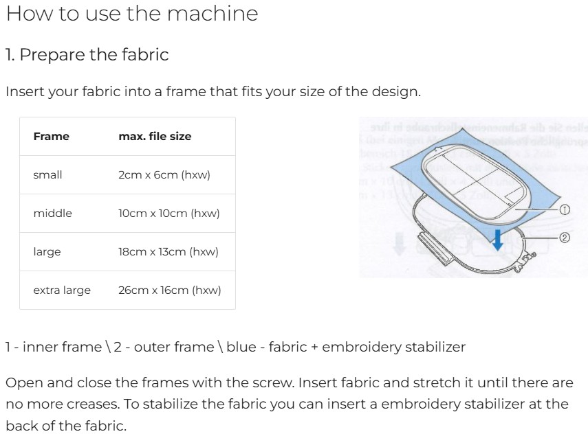 Fabric Stabilization