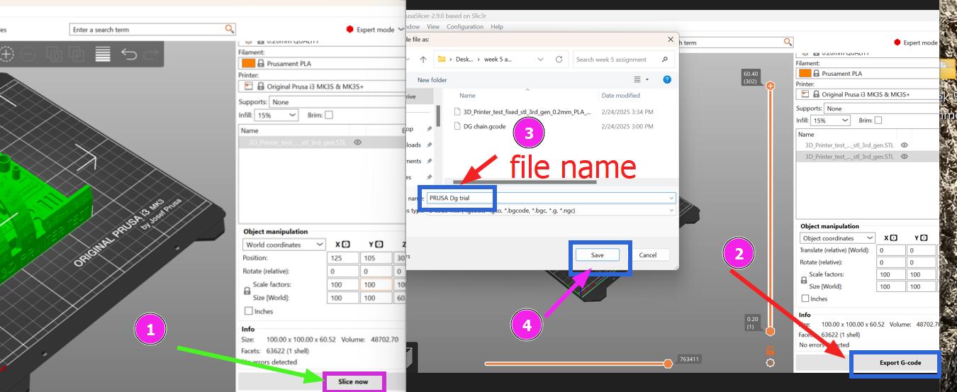 slicing and gcode