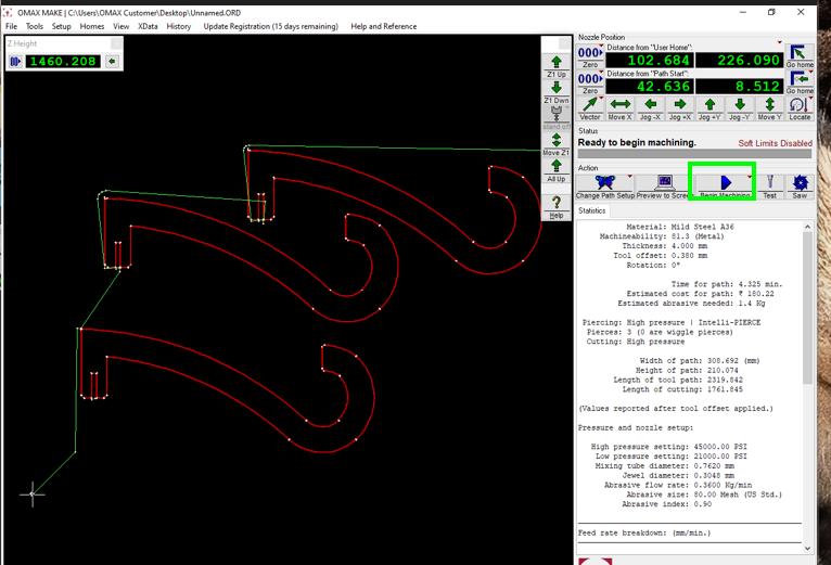 water jet image