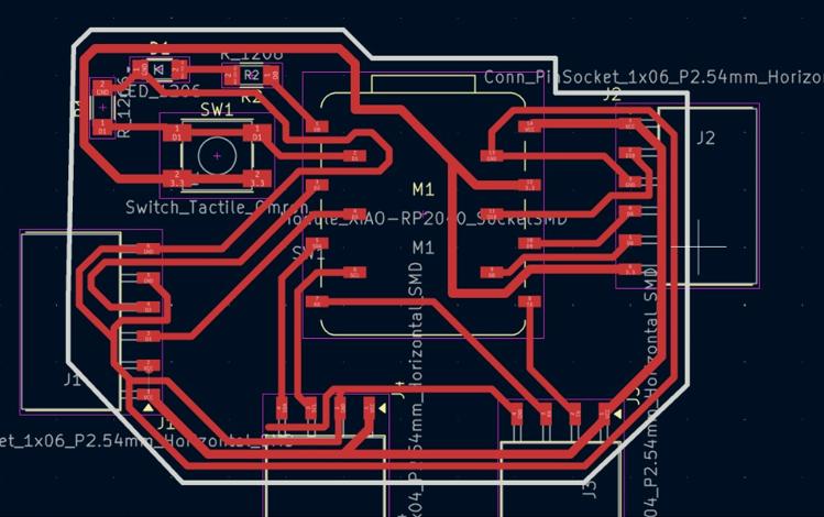 first trial PCB