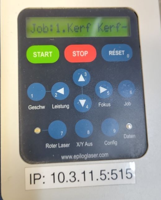 Focus Setting on Laser Cutter