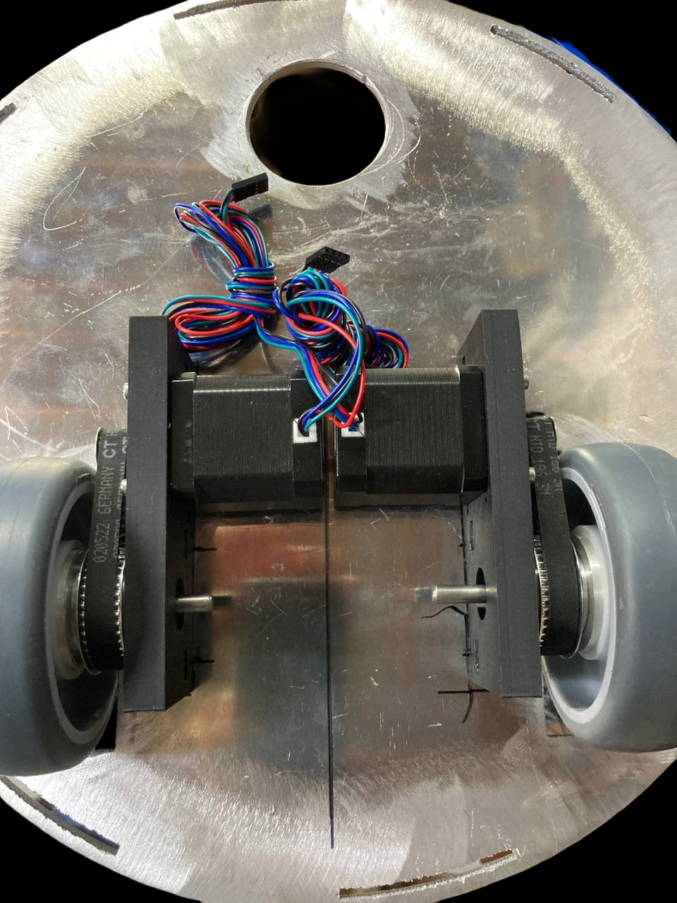 Belt top view