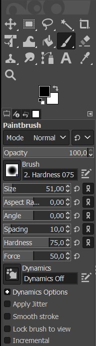 GIMP Brush Settings