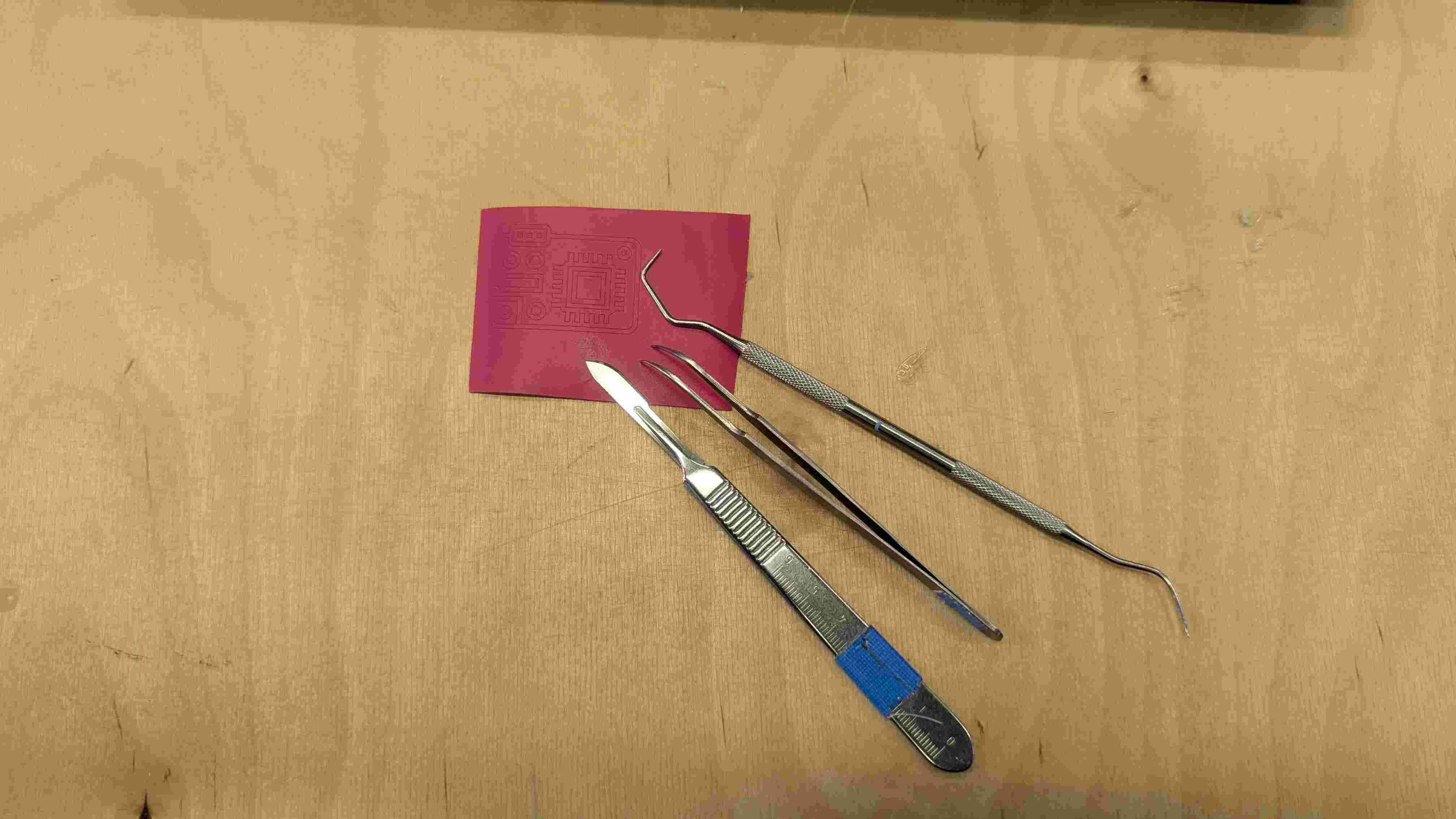 Removing excess vinyl after cutting