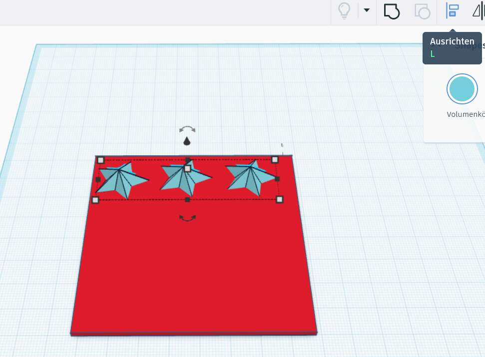 Three stars in progress