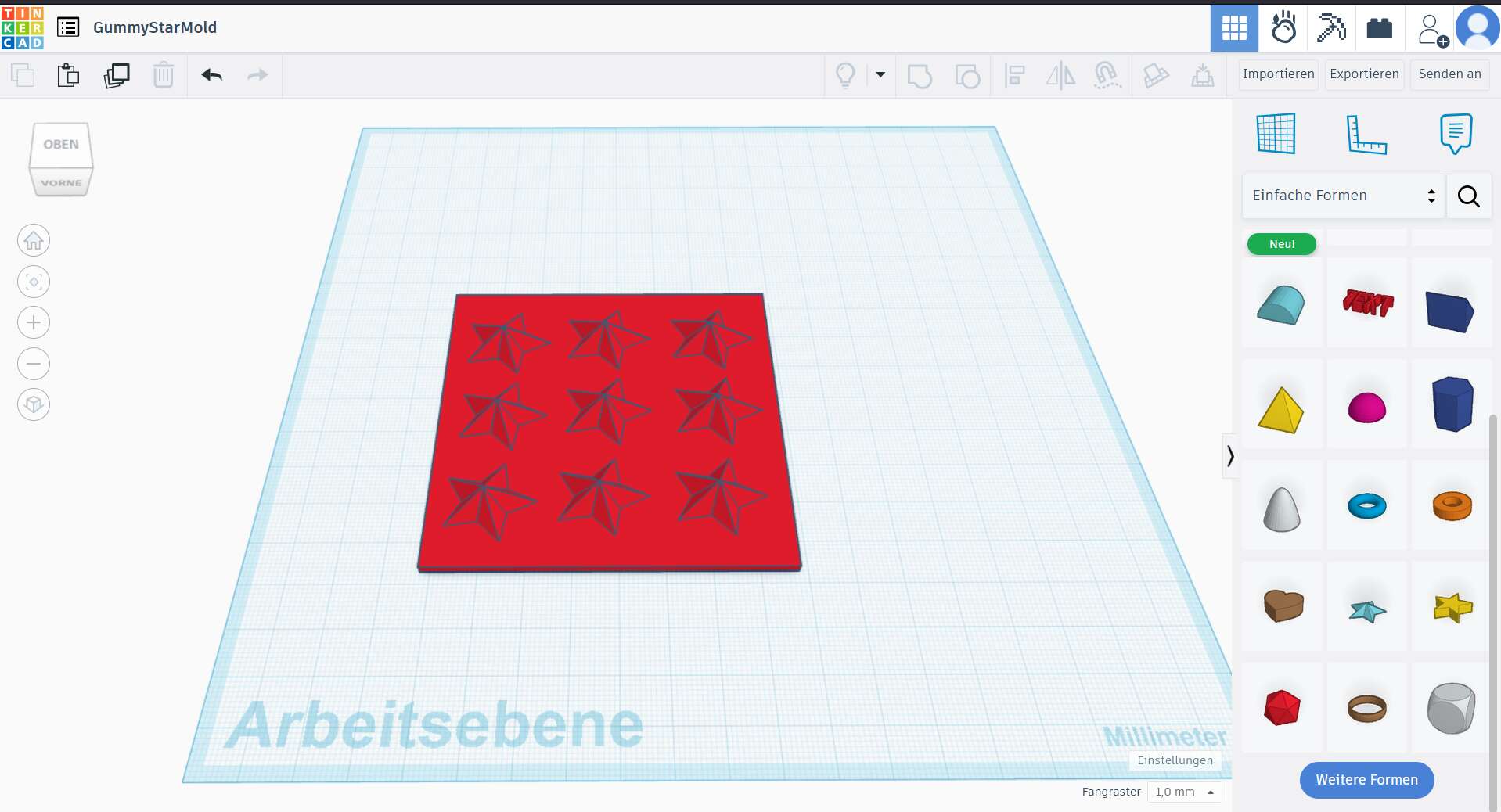 STL ready for export
