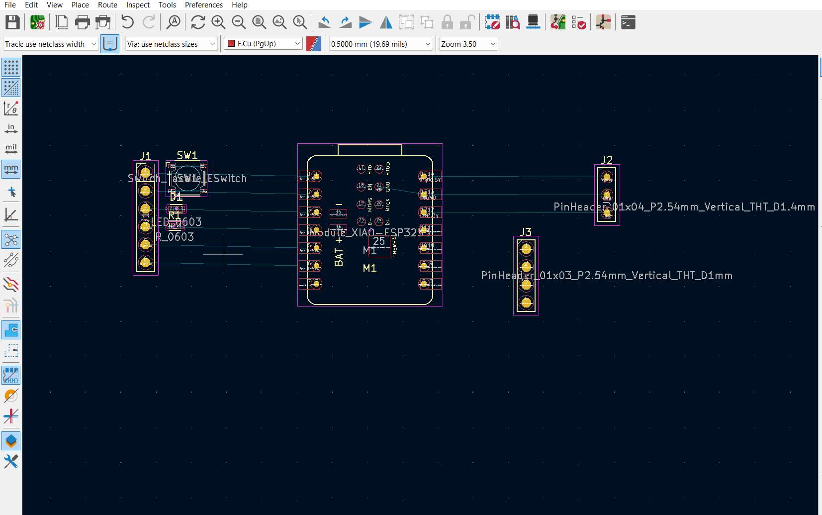 PCB Editor Layout