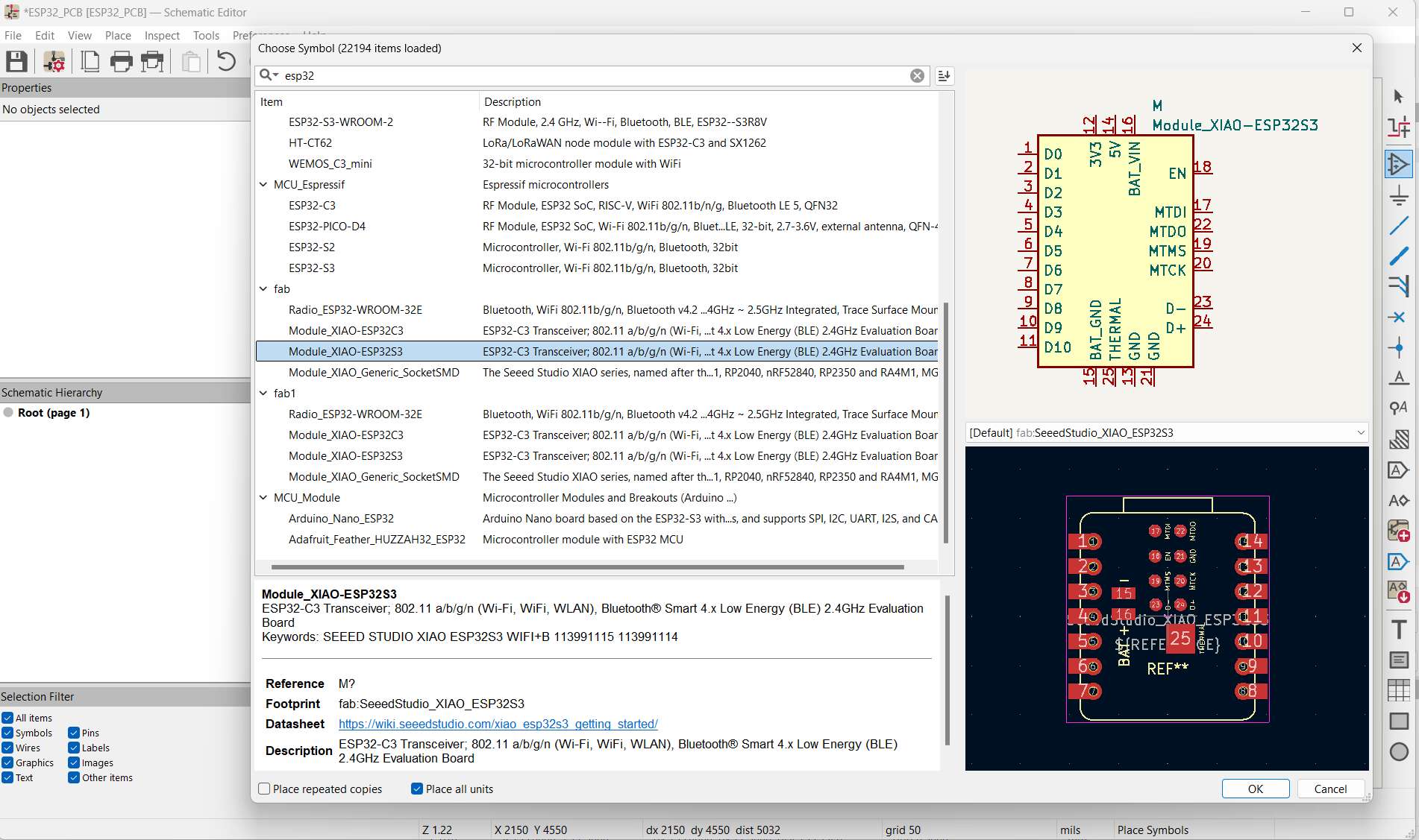 Symbol Library Search