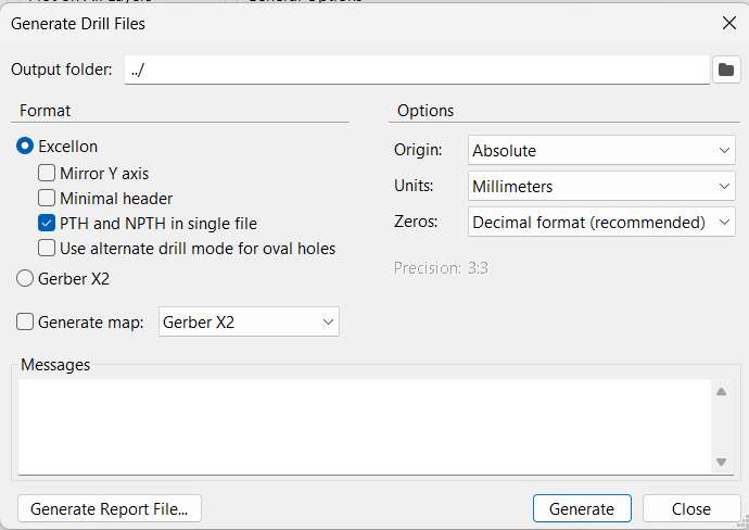 Gerber Export Settings 3