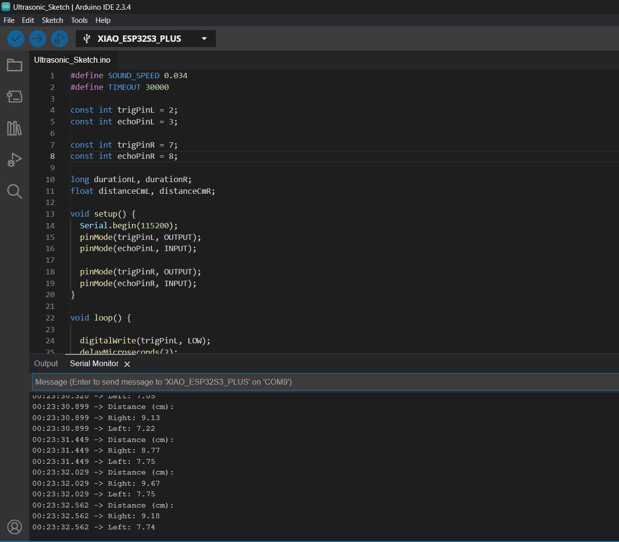 Both Sensors Working