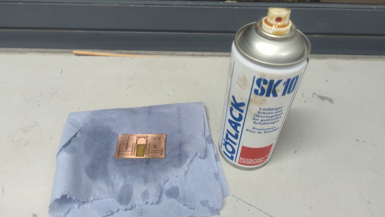 Solder Lacquer Applied