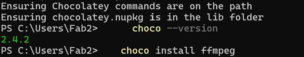 Chocolatey Installation Progress