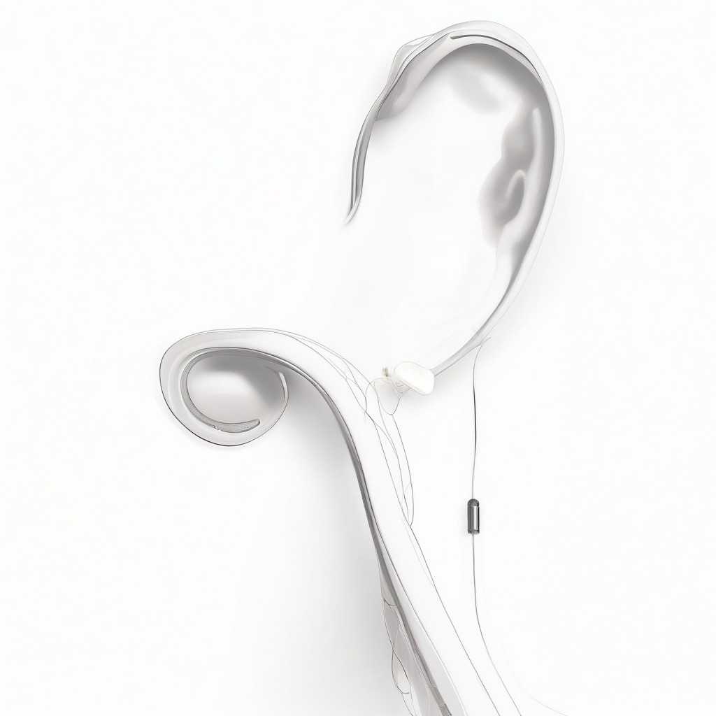 Stylized ear illustration representing embedded systems listening