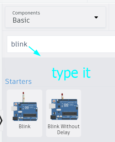 search blink