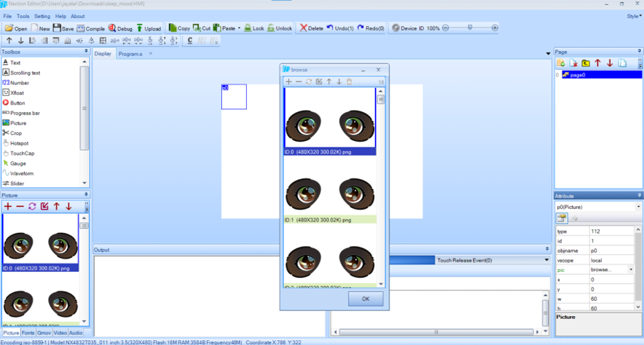 Picture component