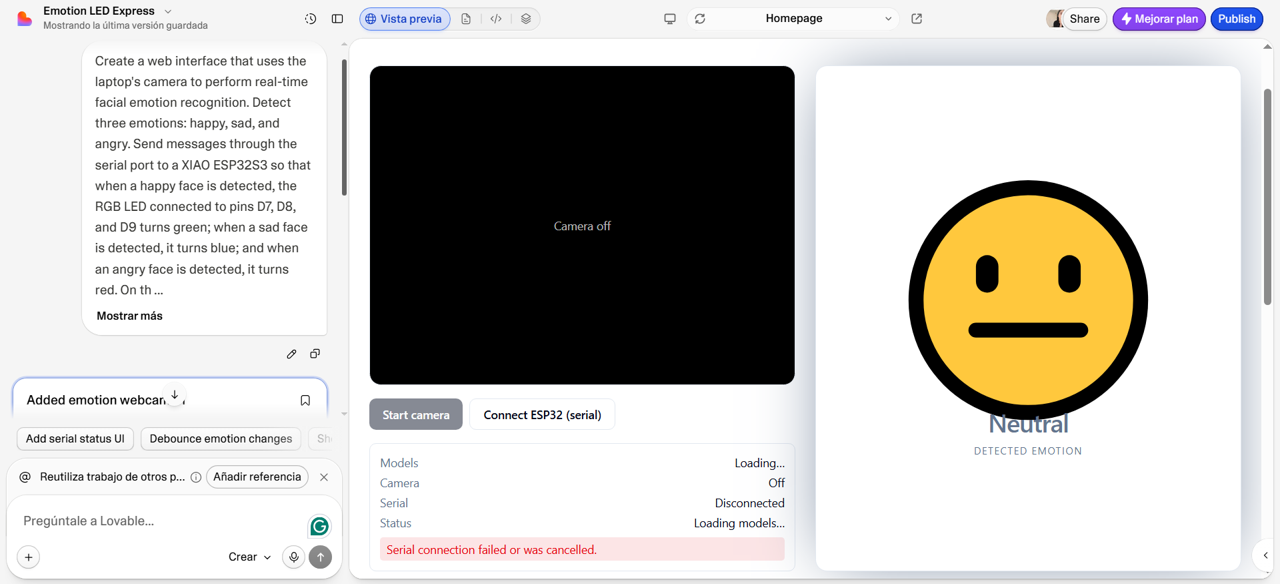 Failed to load models error