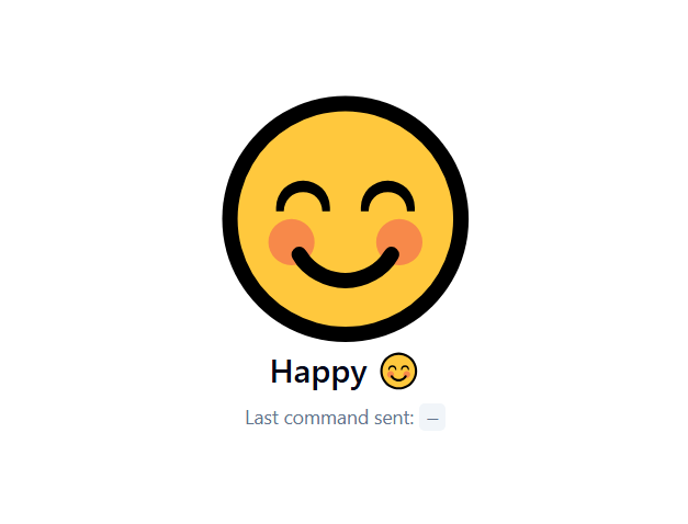 Smile detected UI