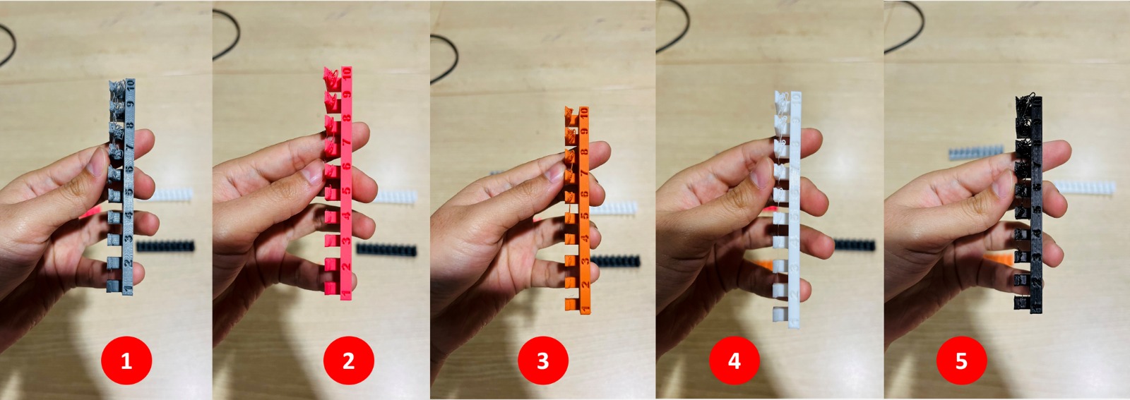 Unsupported overhang test results