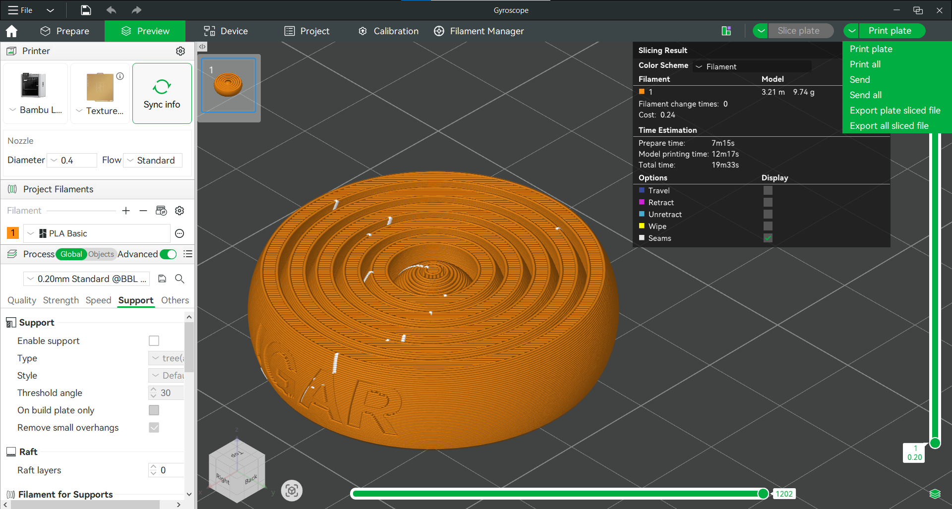 Print Settings