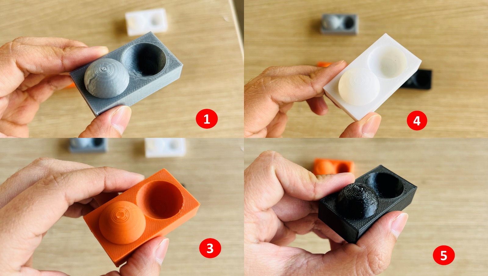 Surface Finish Test results