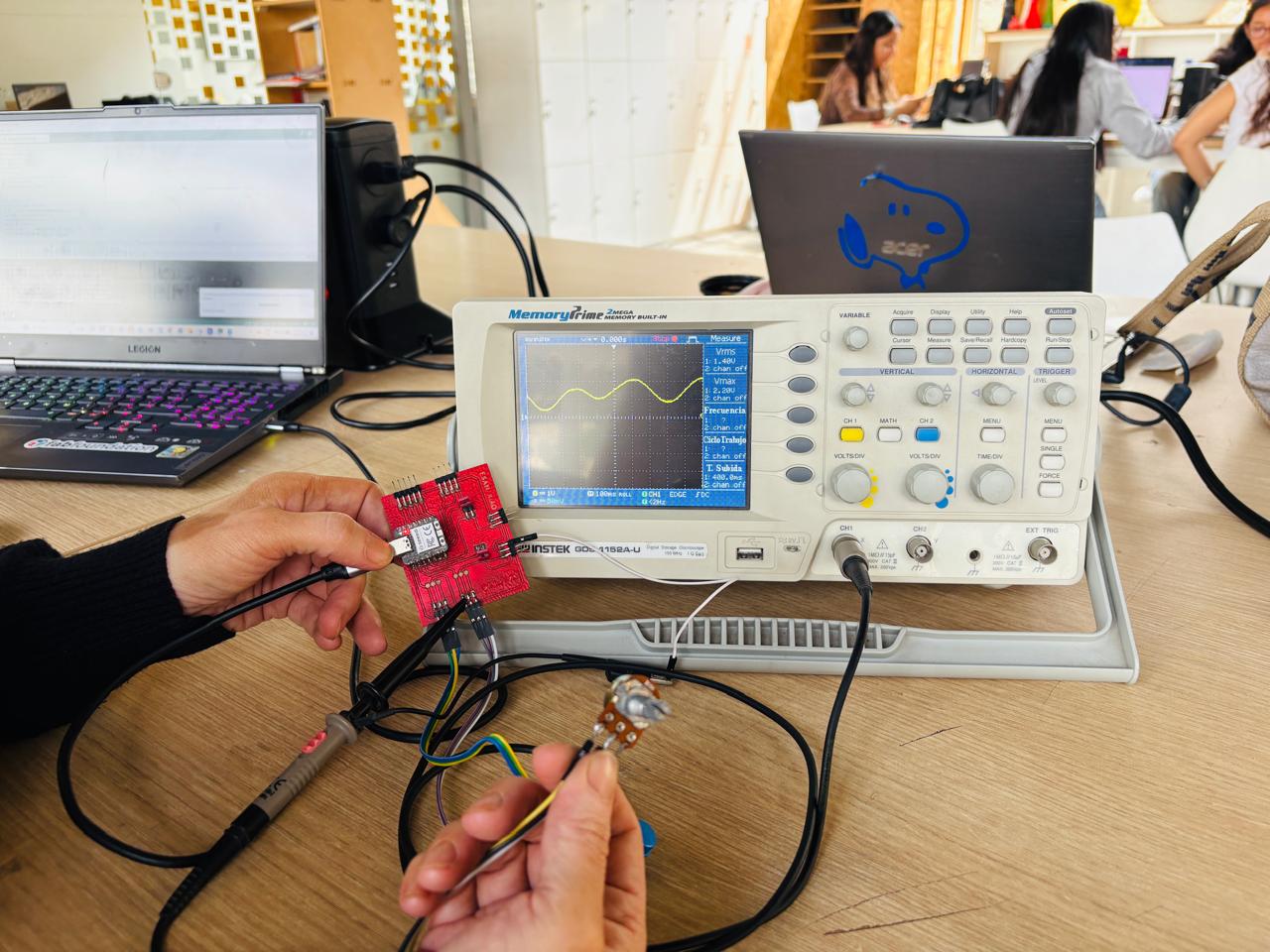 Potentiometer analog signal