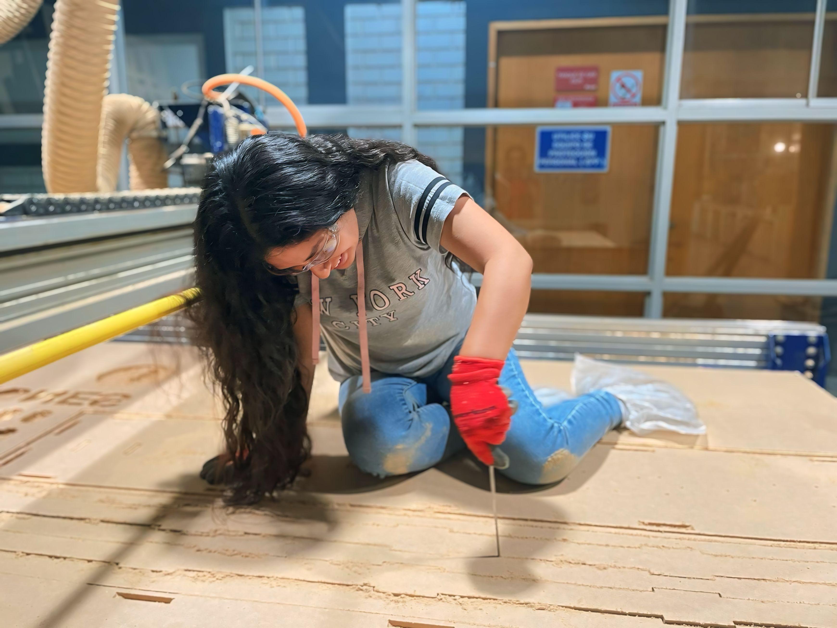 Removing pieces