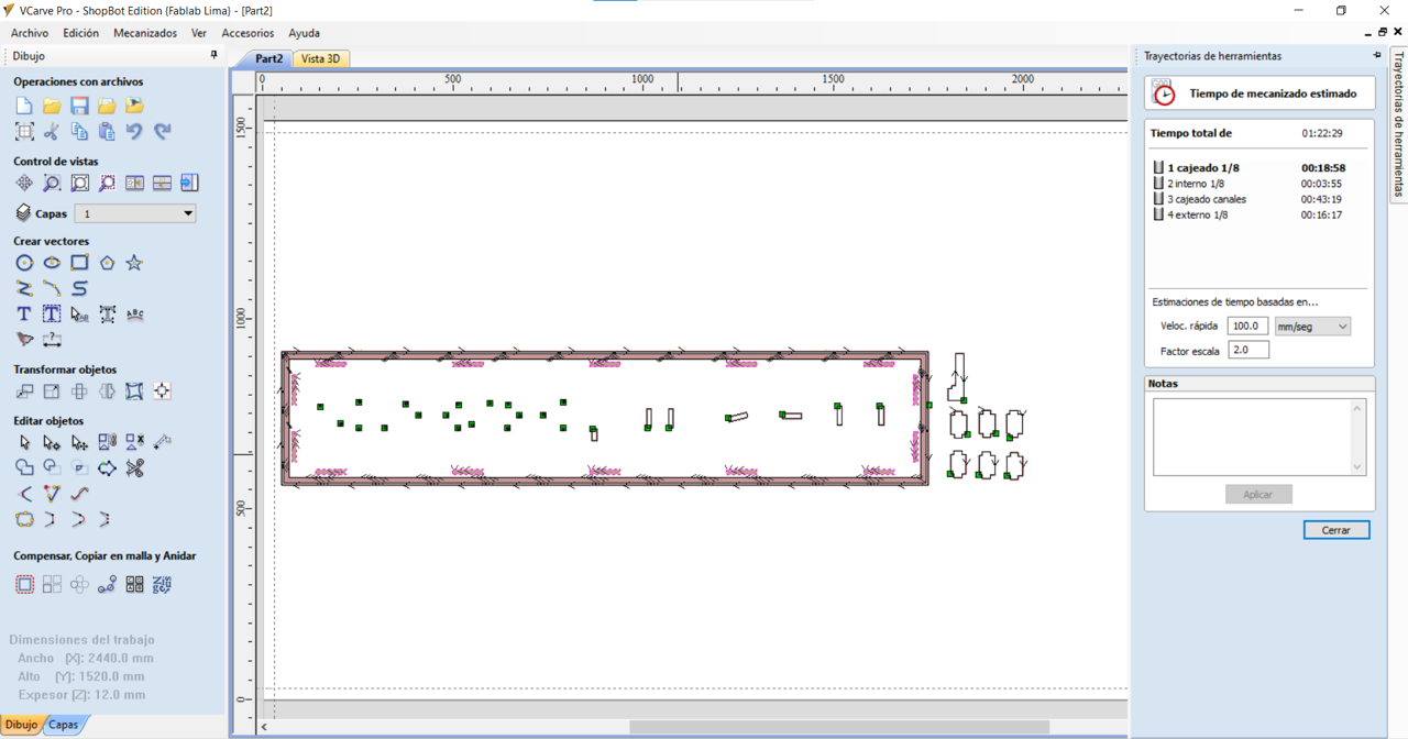 Part 2 toolpath