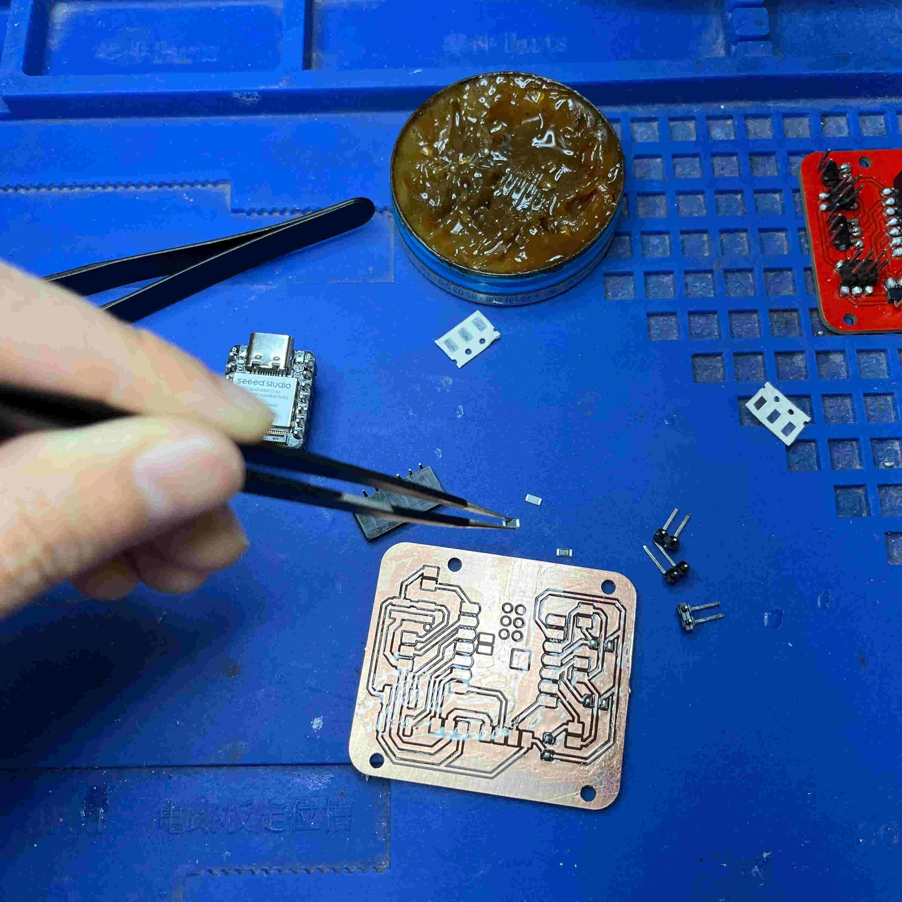 SMD soldering detail