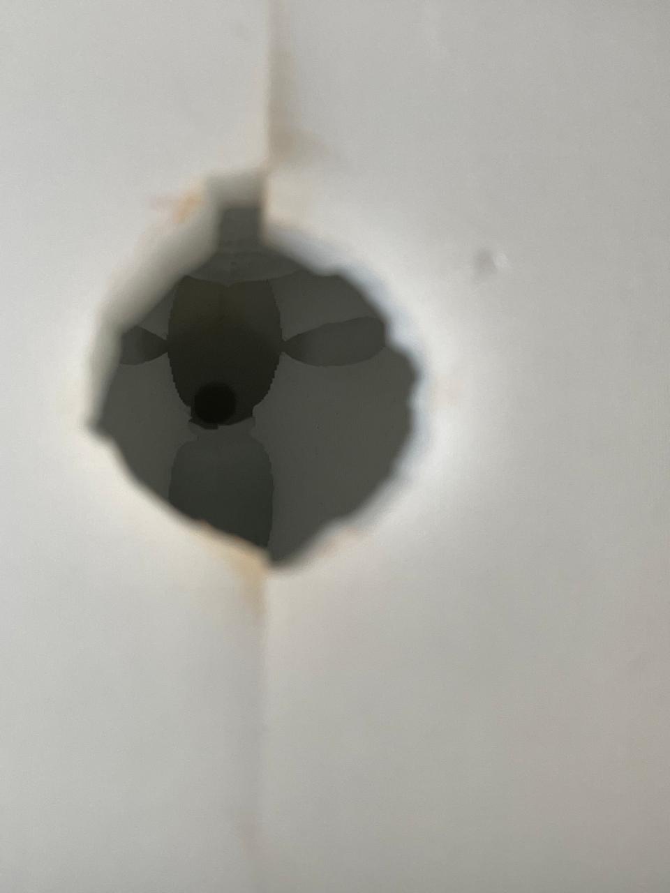 Mold cavity — view from above into the negative impression of the enclosure