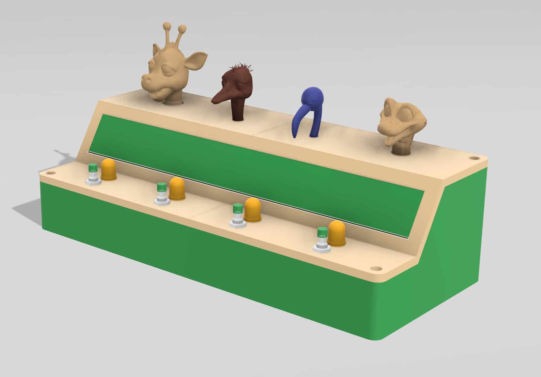 3D CAD render of BandBox enclosure