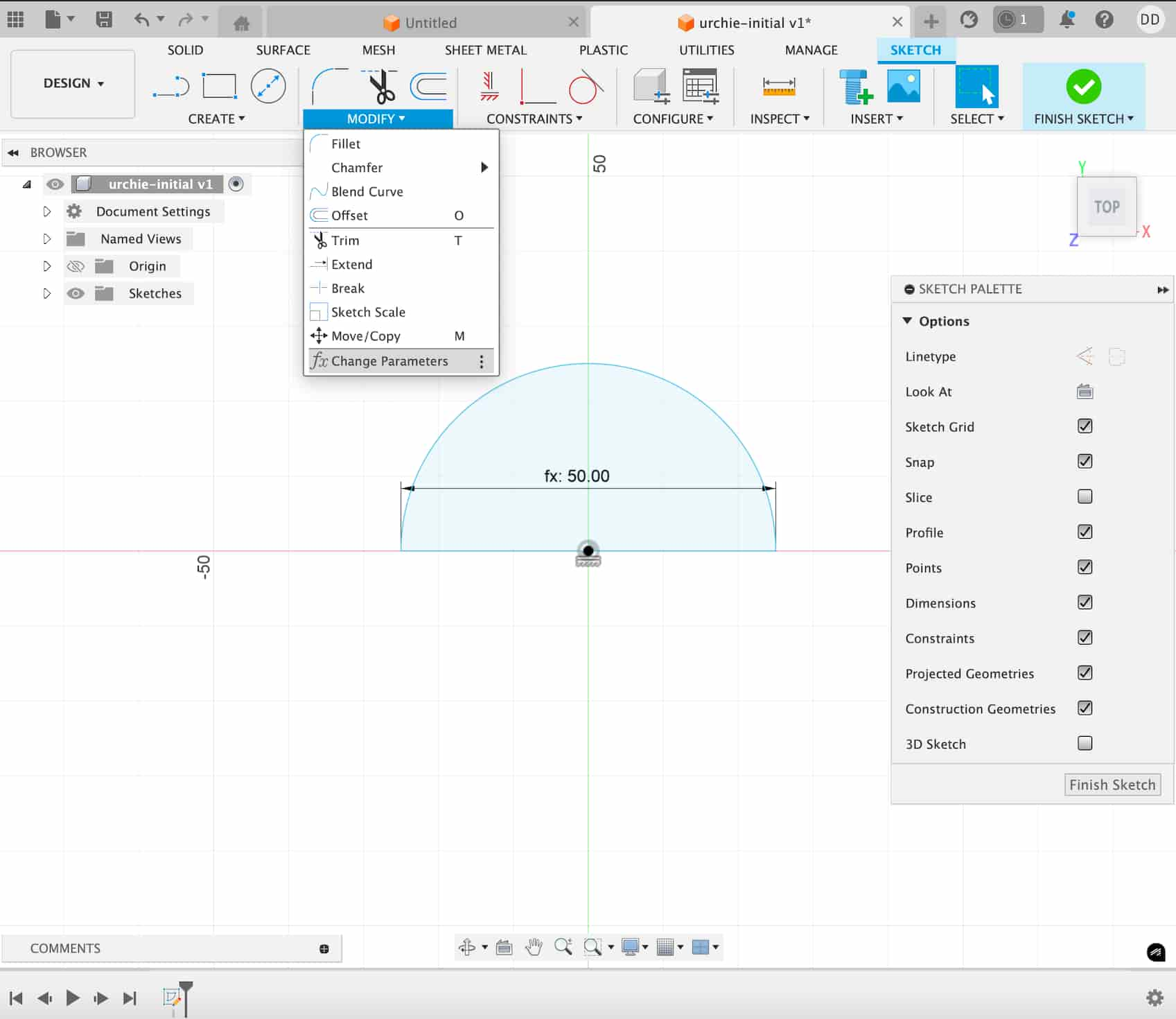 parameter example