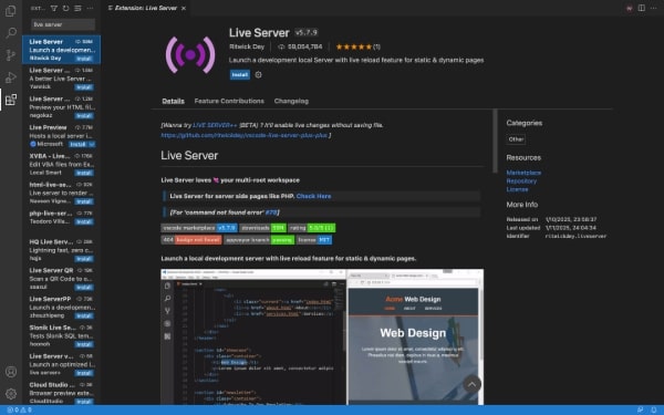 Photo of Live Server